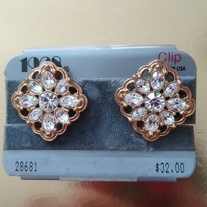 1928 Clip Earrings